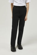 Boys Slim Fit Trousers Black