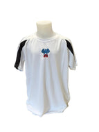 Caerleon White/Black contrast P.E Tech Tee