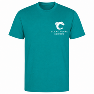 Clare House School P.E top - logo to front and back