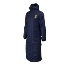 Load image into Gallery viewer, NHSOB Contoured Thermal Touchline Coat with club logo
