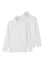 Load image into Gallery viewer, St John's White Non Iron Shirts - Twin-pack
